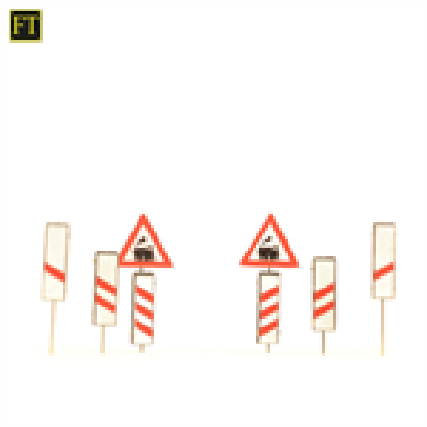 H0 Halling Ersatzteile Schilder Schildersatz unbeschrankter Bahnübergang, Dreieckstafel, etc.....................