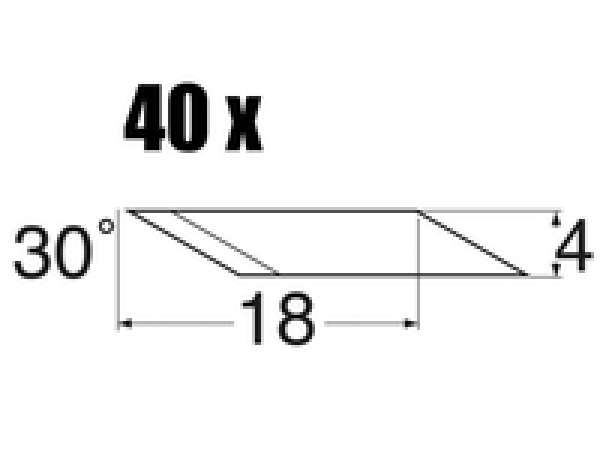 Werkzeug Ersatzklingen für NT- Cutter Präzisionsmesser, für MS407 MS 41, Ersatzklingen 30° St.40x, etc..........................................................