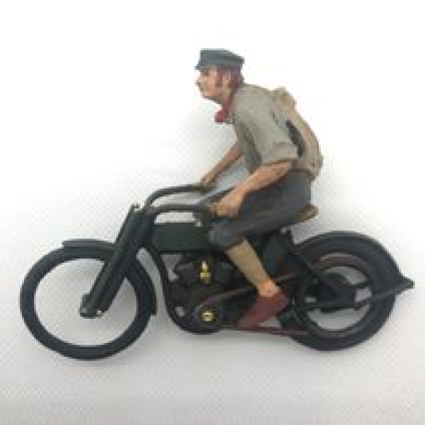 I Epoche 1 Motorrad mit Figur 1teilig, unbemalt , etc.....................................................................Preisabfrage