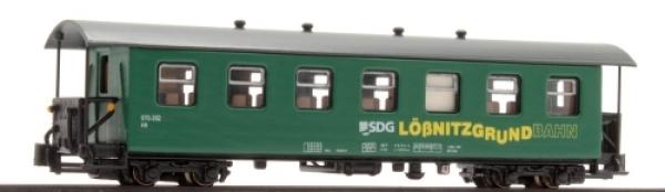 Ne D SDG Reko- Personenwagen, 970- 392, 4A, Ep.VI, L=87mm, grün, etc.......................................................................