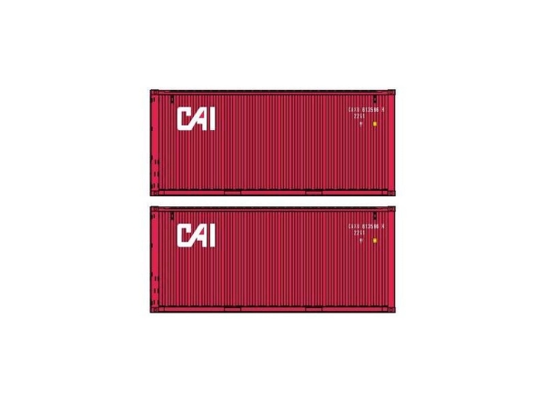 N Ausstattung Container Set 2st.2x, 20´, " CAI ", etc....................................................