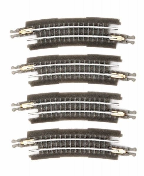 T Gleis gebogen Betongleiskurve mit betonschwellen, 4x R145, 15°, etc........................................................