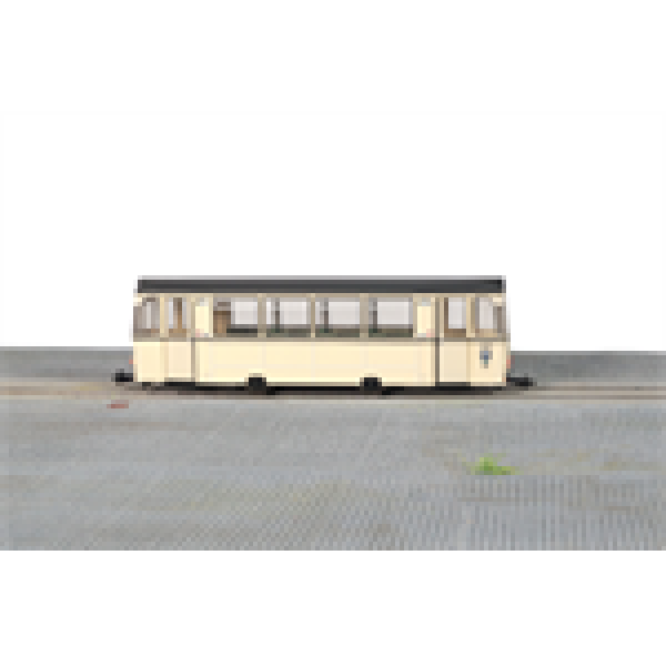 H0 Deutschland Strausberg Strausberg Zweirichtungsbeiwagen, Reko- Beiwagen 002, Standmodell, L= 124mm, R= 180mm, etc.........................