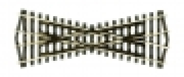 N Gleis Code 80, Kreuzung, 187mm, 25°, Holzschwelle, etc.......................................................................