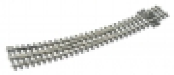 H0m Gleis Code 75 Bogenweiche, rechts, 237mm, R609,, R457mm, 10°,  Holzschwelle, etc.........................................................