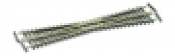 N Gleis Code 55 Kreuzung lang, Holzschwelle, 187mm, 8° Herzstück leitend, etc............................................................................................