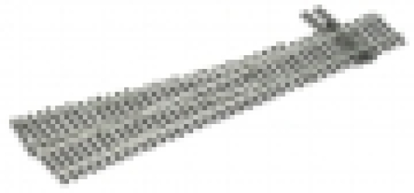 H0 Bahnausstattung Weiche, rechts, Holzschwelle, 223,5mm, 1092, mm 9,5°, mittlerer Radius, Code 83