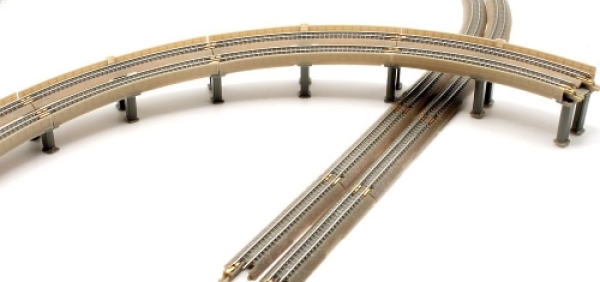 T Geländegestaltung Hochbahn/ Steigungsset R120mm, 132,5mm, gerade, H= 0- 20mm, etc...........................................................