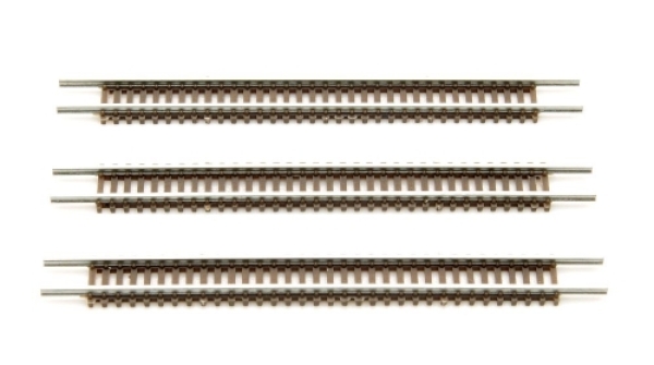 T Gleismaterial ohne Bettung gerade Gleis 60mm braun, St.3x, etc.....................................................................................