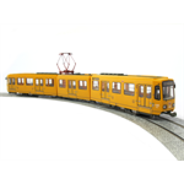H0 Ungarn Budapest, Straßenbahn, BKK 1600 ExTw 6000, gelb mit Antrieb, L= 320mm, R= 200mm, NEM 651, 12V, Motor 2, , etc...........................