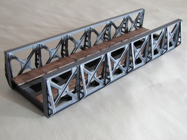 V 24  Vorflutbrücke gerade, grau, mit Holzlaufsteg, 24x 8,7x 4,5cm, etc.....................................................................