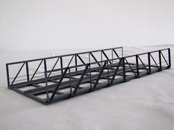 H0 V 30- 64 Vorflutbrücke gerade, grau, 30x 6,4x 4,4cm, etc........................................................