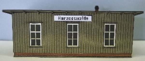 H0e Gebäude BS Bahnhofsgebäude Herzogswalde Ep.I- IV,