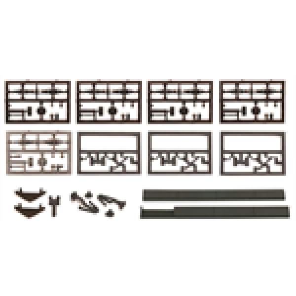 H0e Halling Zurüstteile Kompletter Zurüstsatz für 5090 mit eckigen Scheinwerfer, etc............................................