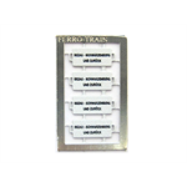 H0 Halling Tafeln Tafeln Zuglaufschilder " Bezau  ", Satz 1x 4St., etc...............