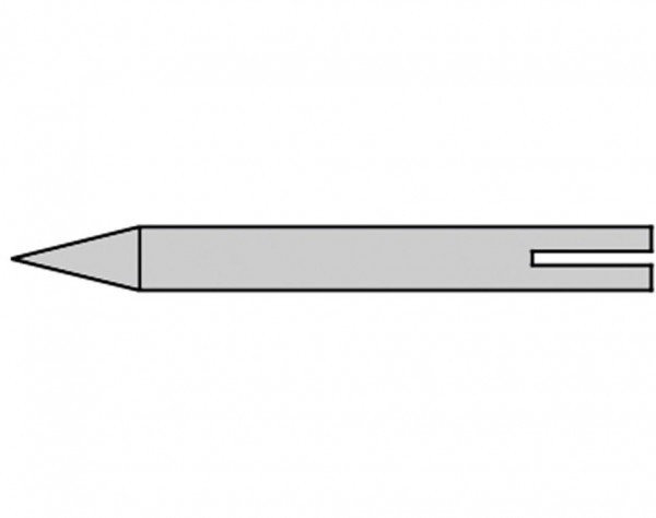 Werkzeug Lötspitzen & Zubehör Ersatzlötspitze, für ST081,  2mm, Bleistiftform, SMD, long.,  etc..........................................................................