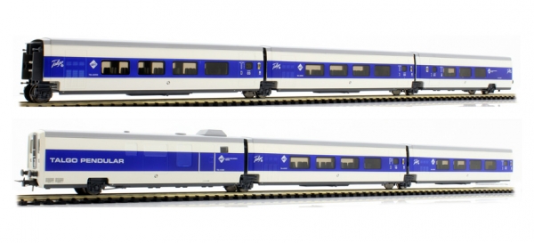 H0 E RENFE Wagengarnitur Pendular 6teilig, 1A, Ep.V,  " Largo Recorrido ", etc.......................