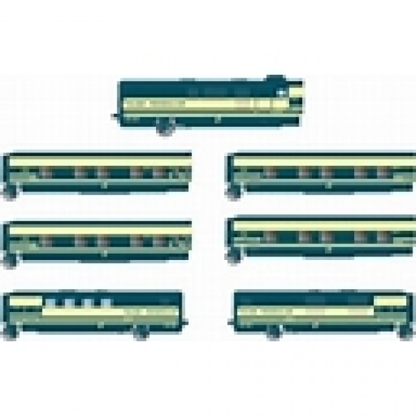 H0 E RENFE Wagengarnitur Trenhotel Talgo 6teilig, 1A, Ep.IV,  blau beige, etc....................