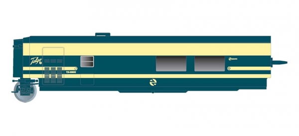 H0 E RENFE Wagen Trenhotel Talgo Cafeteria, 1A, Ep.IV,  blau beige