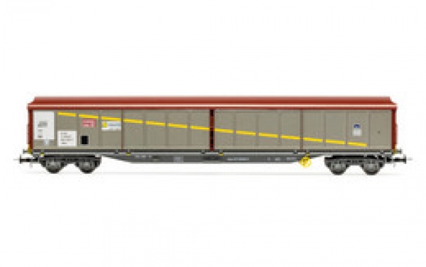 H0 E RENFE Schiebewandwagen, JJPD,  4A, Ep.V- VI, silber met. braun ,