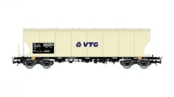 H0 E RENFE Silowagen, off.,  4A, Ep.VI, runde Seitenwände, beige, " VTG "