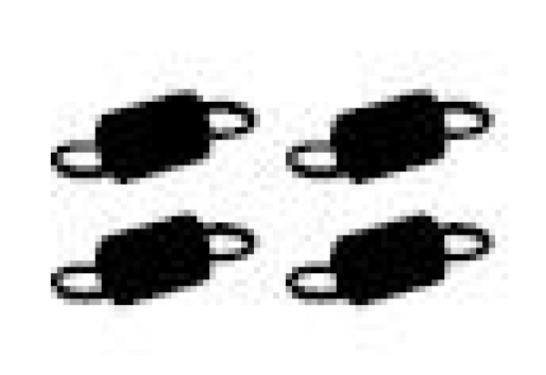 H0 Piko Ersatzteile D DB Elektrolokomotive E410 001, 4A, Ep.III, blau, Feder Kupplung, St.4, etc............................