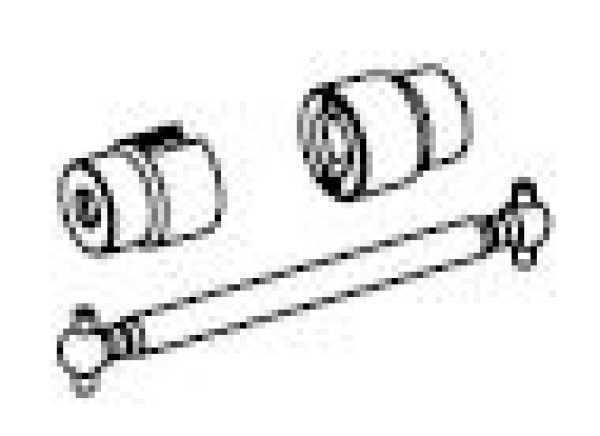 H0 Piko Ersatzteile D DB Elektrolokomotive E410 001, 4A, Ep.III, blau, Kardanwelle und Buchsen, etc....................