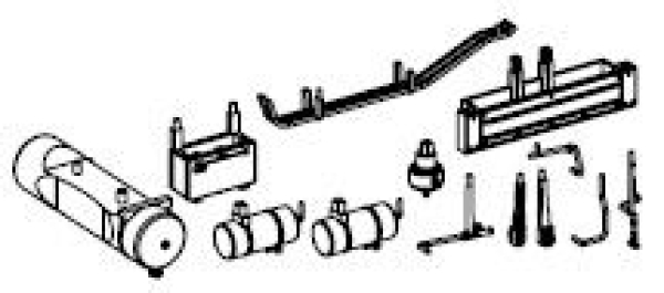 H0 Piko Ersatzteile D DB Elektrolokomotive E410 001, 4A, Ep.III, blau, Anbauteile Rahmen, etc...............