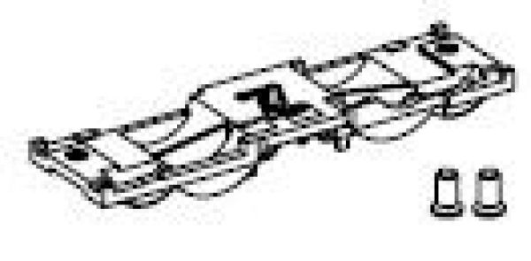 H0 Piko Ersatzteile D DB Elektrolokomotive E410 001, 4A, Ep.III, blau, Getriebeabdeckung unten, etc.................