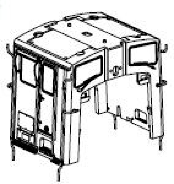 H0 Piko Ersatzteile A ÖBB Elektrolokomotive Rh1067.01, 3A, Ep.IV, grün, Führerhaus komplett, etc..................