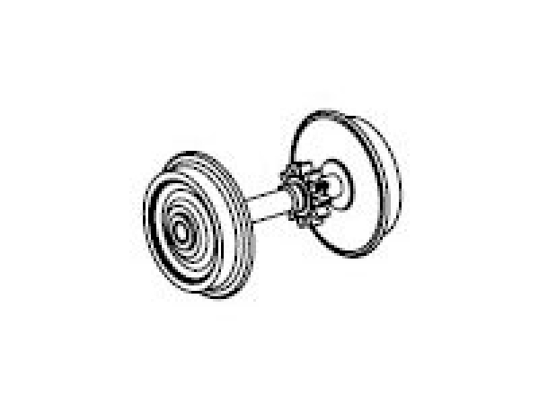 H0 Piko Ersatzteile A ÖBB Elektrolokomotive Rh1067.01, 3A, Ep.IV, grün, Radsatz mit Zahnrad St., 1etc...............