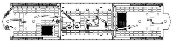 H0 Piko Ersatzteile Ch SBB Elektrolokomotive 484 020 Gehäuse dekor. mit Fenster, etc..............................................................