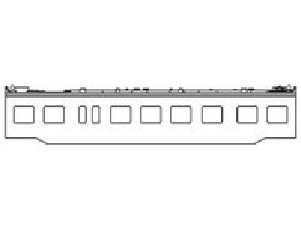 H0 Piko Ersatzteile D DB Elektrotriebwagen BR 440 Gehäuse mit Panto.- Mittelwagen, etc.......................................................................