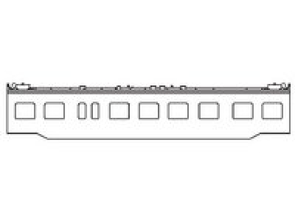 H0 Piko Ersatzteile D DB Elektrotriebwagen BR 440 Gehäuse ohne Panto, Mittelwagen, etc.......................................................................