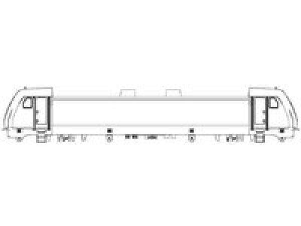 H0 Piko Ersatzteile Ch SBB Elektrolokomotive Vectron BR 186 Gehäuse dekor. mit Fenster+ Leuchtstab, etc........................................................................