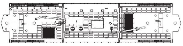 H0 Piko Ersatzteile S Elektrolokomotive Rh 241, 4A,. Ep.VI, Dach vollständig, etc...........................