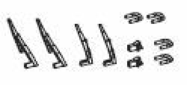 H0 Ersatzteile Stirngriff, UIC Dose, Scheibenwischer, etc..........................................................