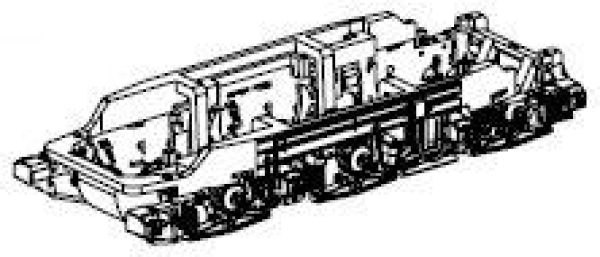 H0 Piko Ersatzteile D DB Elektrolokomotive BR 151 005- 6, grün, 6A, Ep.VI, Drehgestell 2, etc..............