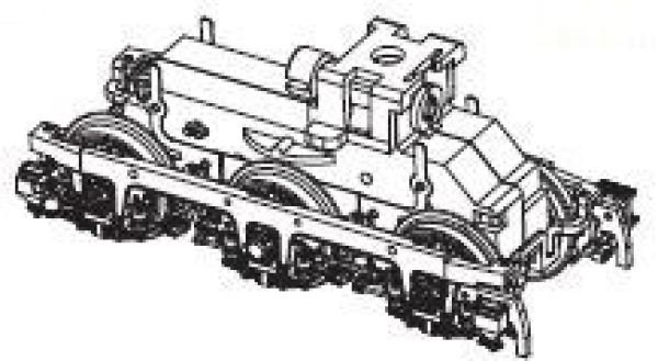 H0 Piko Ersatzteile A ÖBB Elektrolokomotive Rh1010 Getriebe rechts, komplett, etc.................................................................