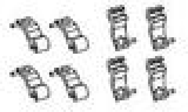 H0 Ersatzteile Hebel ISO Zapfen rechts/ links St.8x, etc............................................................