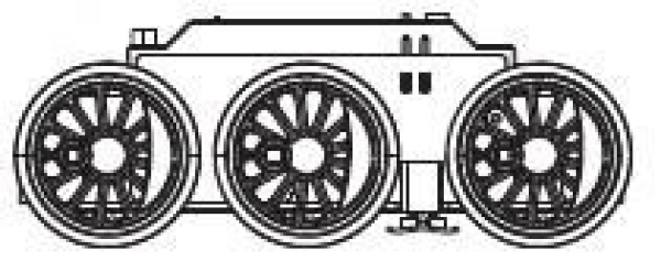 G Piko Ersatzteile Dampflokomotive grün Getriebe, etc.................................................................................