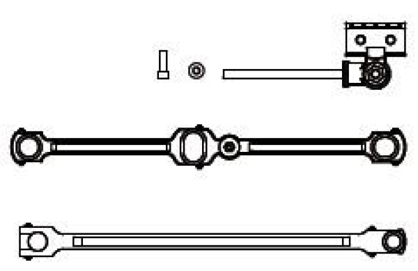 G Piko Ersatzteile Dampflokomotive grün Steuerungsteile links, etc.....................................................................