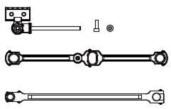 G Piko Ersatzteile Dampflokomotive grün Steuerungsteile rechts, etc..................................................................................