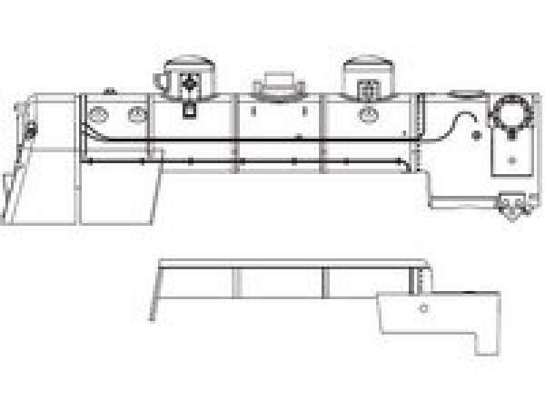 G Piko Ersatzteile D DB Dampflokomotive BR 64 105 Kessel mit Anbauteilen, etc...............................................................