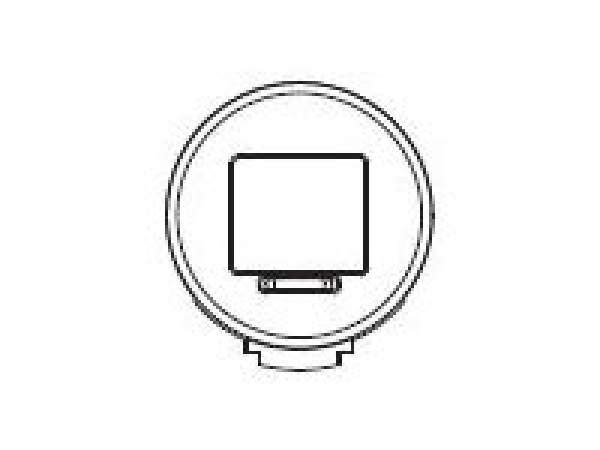 G Piko Ersatzteile D DB Dampflokomotive BR 64 105 Rauchkammerrückwand für Schalter, etc...................................................................