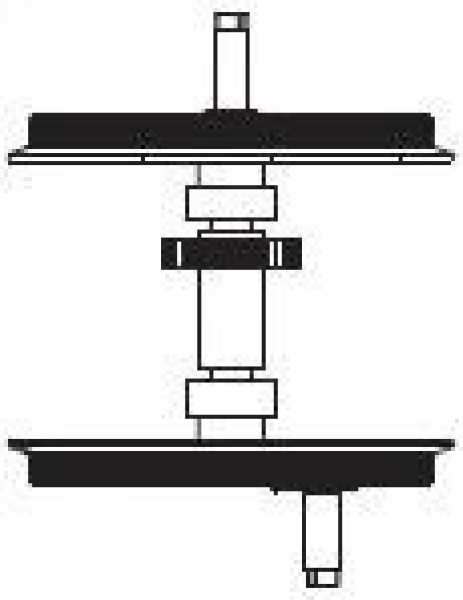 G Piko Ersatzteile D DB Dampflokomotive BR 64 Radsatz mit Haftreifen, etc..............................................