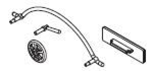 G Piko Ersatzteile D DB Dampflokomotive BR 24, Rauchkammertür- Anbauteile, etc................................................