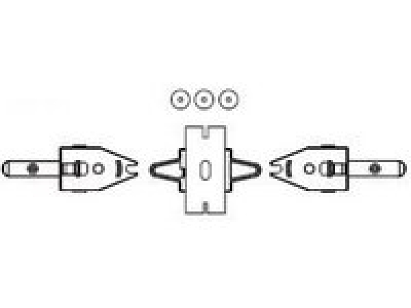 G Piko Ersatzteile D DB Dampflokomotive BR 24, Achshalter Tender mit Scheiben, etc................................................