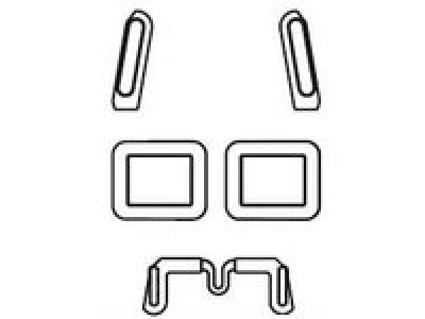 G Piko Ersatzteile D DR Dampflokomotive BR 95, Fenster 5teilig, etc.......................................