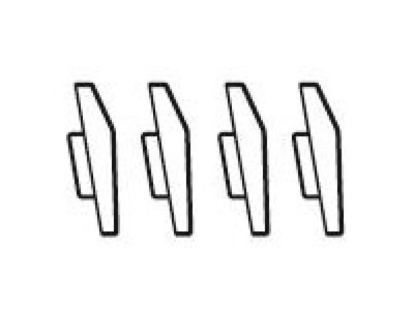 G Piko Ersatzteile D DR Dampflokomotive BR 95, Windabweiser, St.4x, etc..........................................